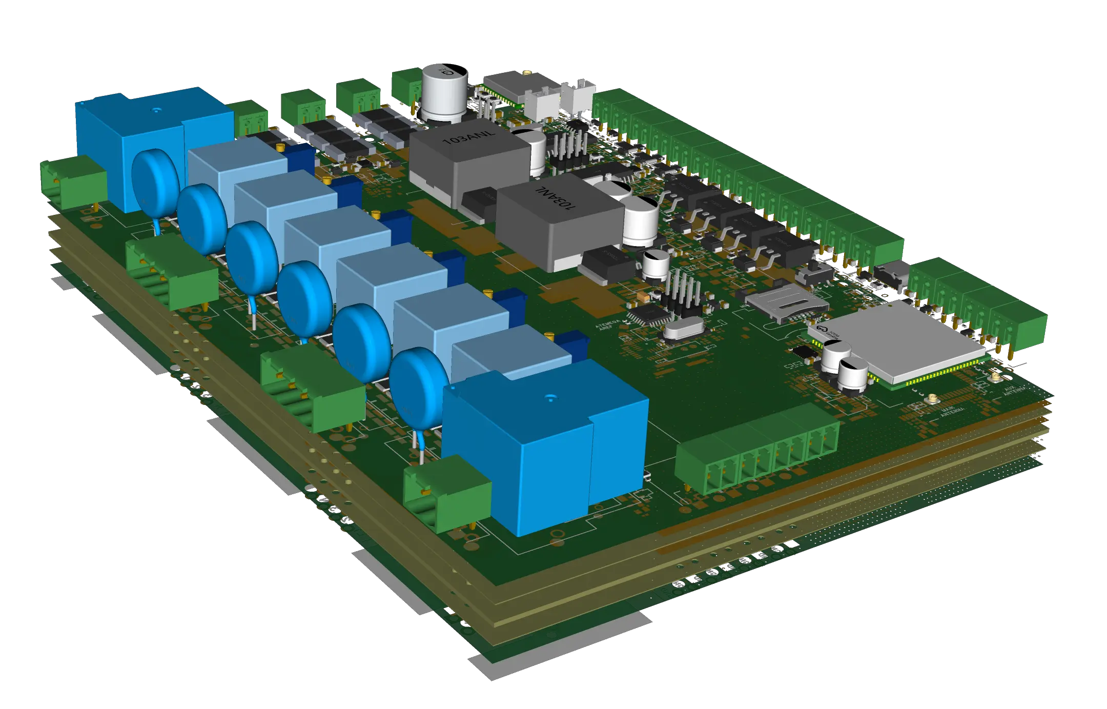 Energy Controller PCB
